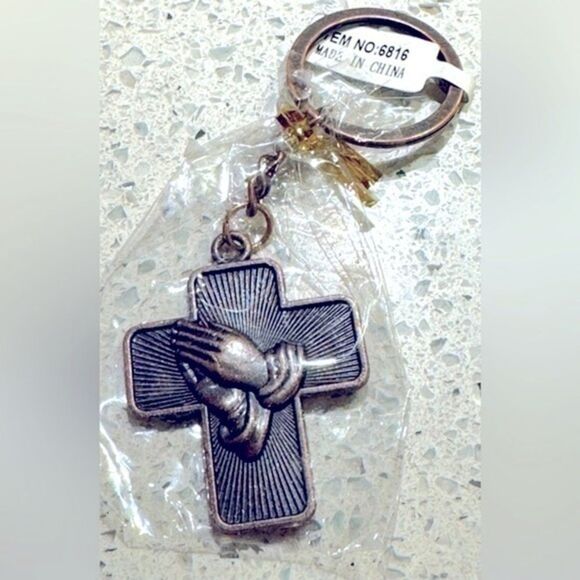 Religious Key Chain - Praying Hands - Picture 1 of 5